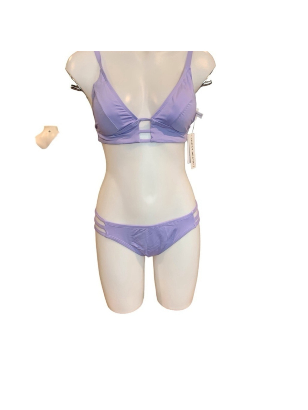 Womens Lucky Brand 2pc bikini purple size m